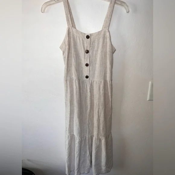 Monteau | Dresses | Nwt Monteau Los Angeles Linen Dress | Poshmark